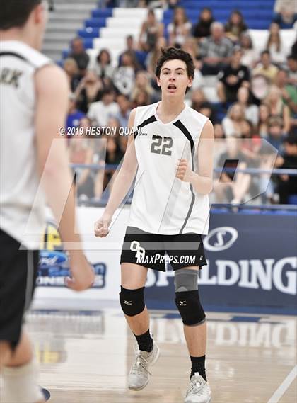 Thumbnail 3 in Oak Park vs. Saddleback Valley Christian (CIF-SS D2 Final) photogallery.