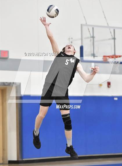 Thumbnail 1 in Oak Park vs. Saddleback Valley Christian (CIF-SS D2 Final) photogallery.