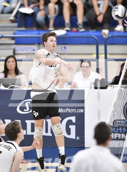 Thumbnail 2 in Oak Park vs. Saddleback Valley Christian (CIF-SS D2 Final) photogallery.