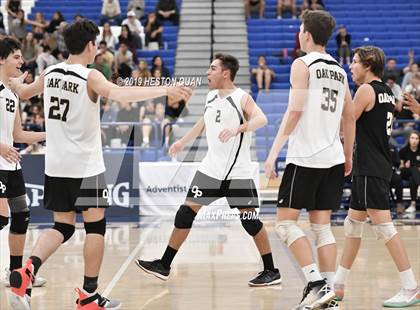 Thumbnail 2 in Oak Park vs. Saddleback Valley Christian (CIF-SS D2 Final) photogallery.
