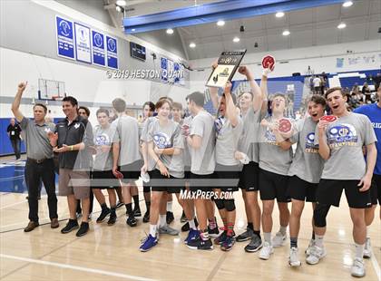 Thumbnail 3 in Oak Park vs. Saddleback Valley Christian (CIF-SS D2 Final) photogallery.