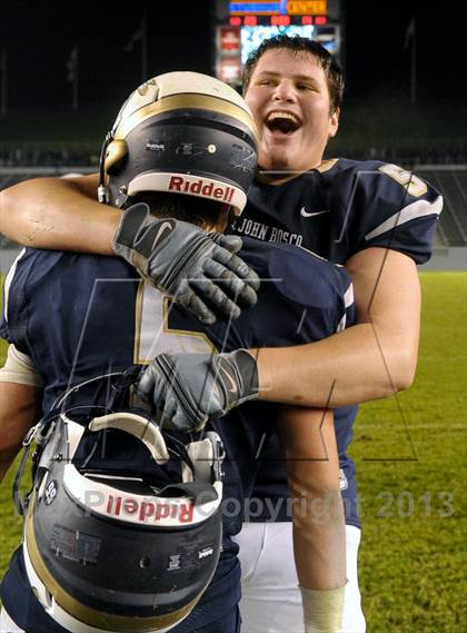 Thumbnail 1 in De La Salle vs. St. John Bosco (CIF State Open Division Final) photogallery.