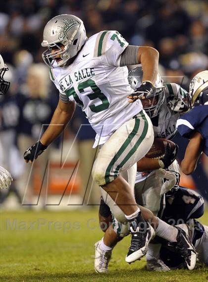 Thumbnail 1 in De La Salle vs. St. John Bosco (CIF State Open Division Final) photogallery.