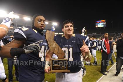 Thumbnail 2 in De La Salle vs. St. John Bosco (CIF State Open Division Final) photogallery.