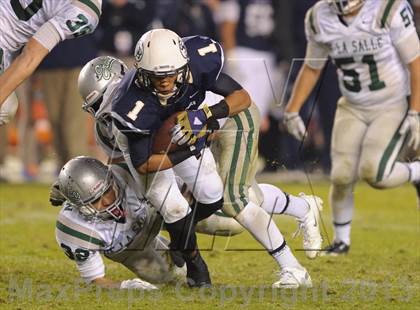 Thumbnail 2 in De La Salle vs. St. John Bosco (CIF State Open Division Final) photogallery.