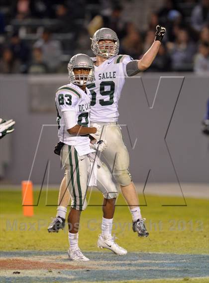 Thumbnail 2 in De La Salle vs. St. John Bosco (CIF State Open Division Final) photogallery.