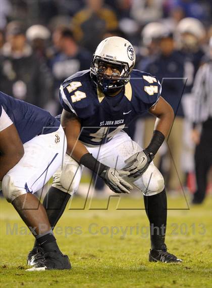 Thumbnail 2 in De La Salle vs. St. John Bosco (CIF State Open Division Final) photogallery.