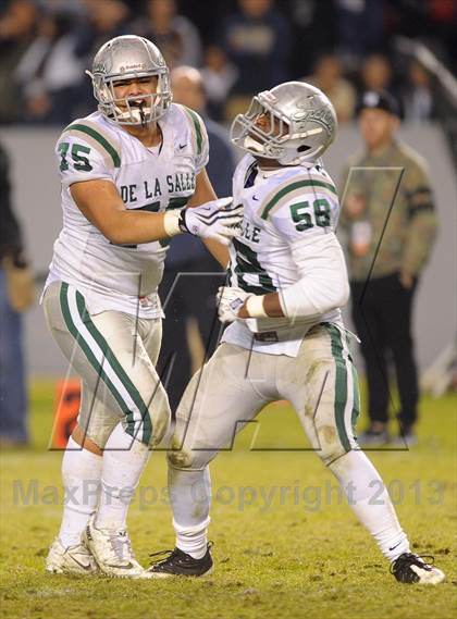 Thumbnail 1 in De La Salle vs. St. John Bosco (CIF State Open Division Final) photogallery.