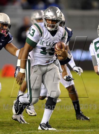 Thumbnail 2 in De La Salle vs. St. John Bosco (CIF State Open Division Final) photogallery.