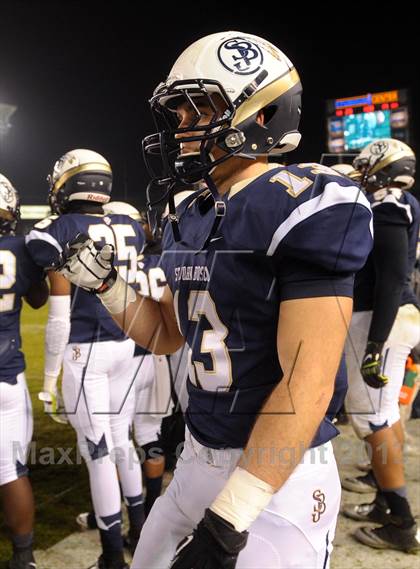 Thumbnail 2 in De La Salle vs. St. John Bosco (CIF State Open Division Final) photogallery.