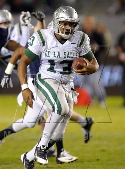 Thumbnail 1 in De La Salle vs. St. John Bosco (CIF State Open Division Final) photogallery.