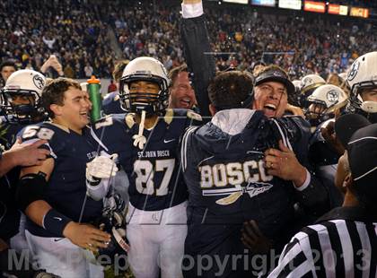 Thumbnail 2 in De La Salle vs. St. John Bosco (CIF State Open Division Final) photogallery.