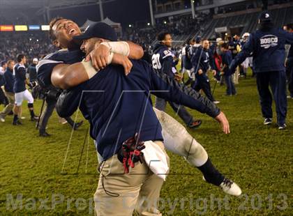 Thumbnail 2 in De La Salle vs. St. John Bosco (CIF State Open Division Final) photogallery.