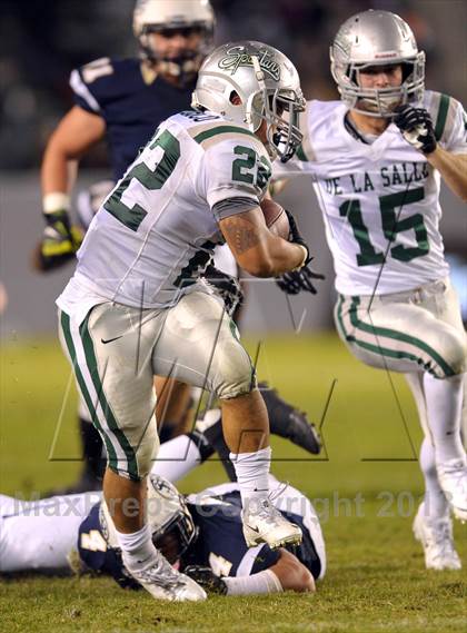 Thumbnail 1 in De La Salle vs. St. John Bosco (CIF State Open Division Final) photogallery.