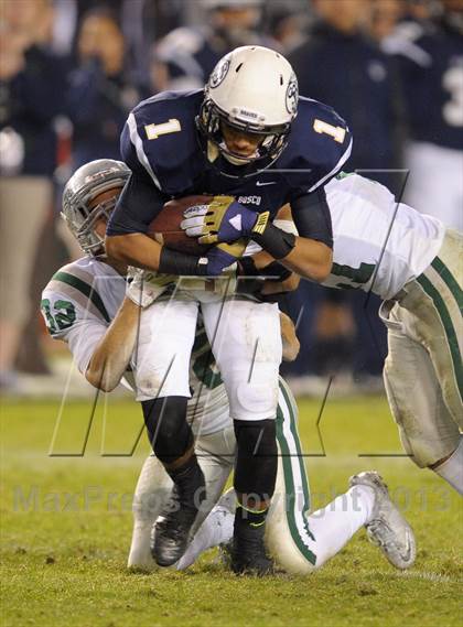 Thumbnail 2 in De La Salle vs. St. John Bosco (CIF State Open Division Final) photogallery.
