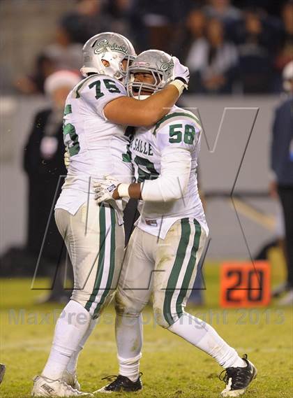 Thumbnail 2 in De La Salle vs. St. John Bosco (CIF State Open Division Final) photogallery.