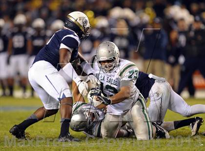 Thumbnail 2 in De La Salle vs. St. John Bosco (CIF State Open Division Final) photogallery.