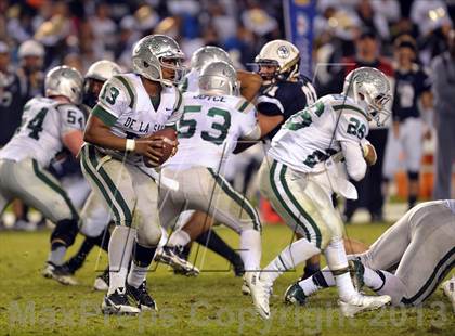 Thumbnail 2 in De La Salle vs. St. John Bosco (CIF State Open Division Final) photogallery.