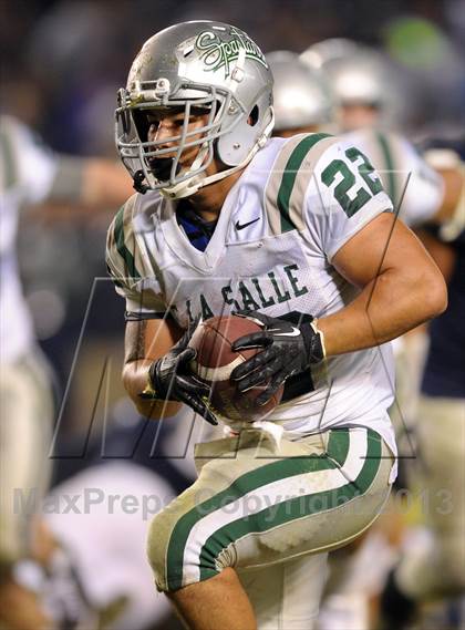 Thumbnail 2 in De La Salle vs. St. John Bosco (CIF State Open Division Final) photogallery.