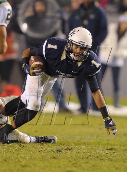 Thumbnail 3 in De La Salle vs. St. John Bosco (CIF State Open Division Final) photogallery.