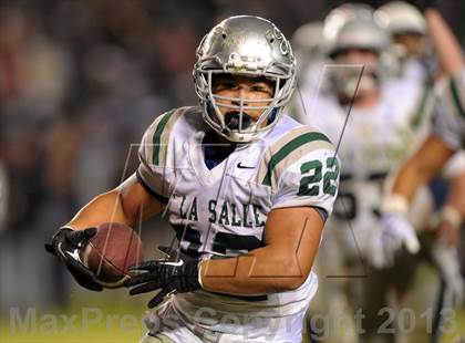 Thumbnail 2 in De La Salle vs. St. John Bosco (CIF State Open Division Final) photogallery.