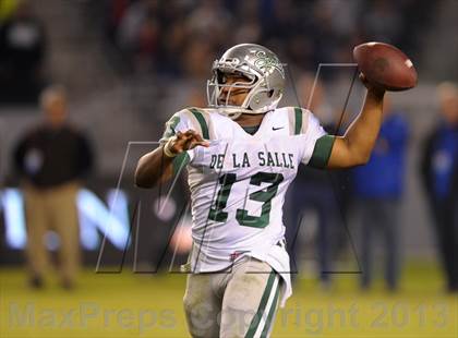 Thumbnail 2 in De La Salle vs. St. John Bosco (CIF State Open Division Final) photogallery.
