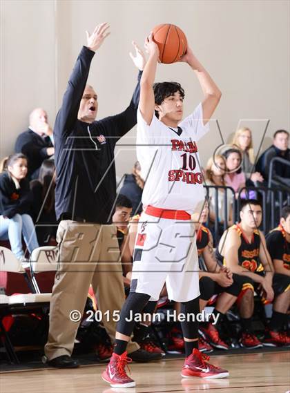 Thumbnail 3 in Mission Viejo vs. Palm Springs (MaxPreps Holiday Classic) photogallery.