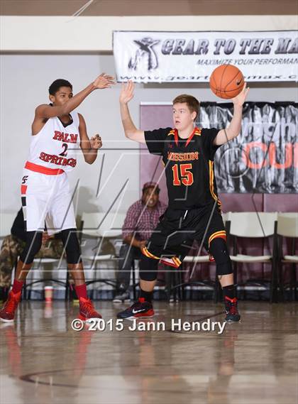 Thumbnail 1 in Mission Viejo vs. Palm Springs (MaxPreps Holiday Classic) photogallery.