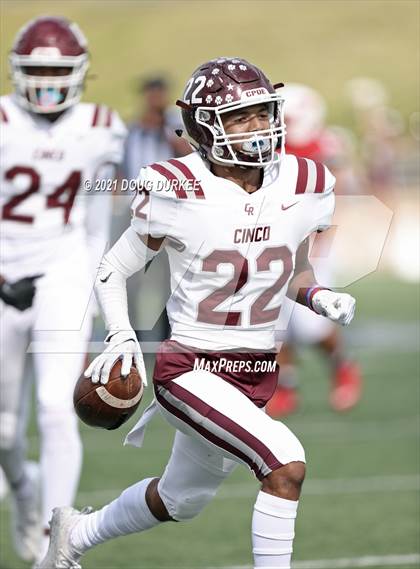 Thumbnail 2 in Cinco Ranch @ Memorial (UIL 6A D2 Area Playoff) photogallery.