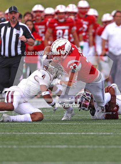 Thumbnail 3 in Cinco Ranch @ Memorial (UIL 6A D2 Area Playoff) photogallery.