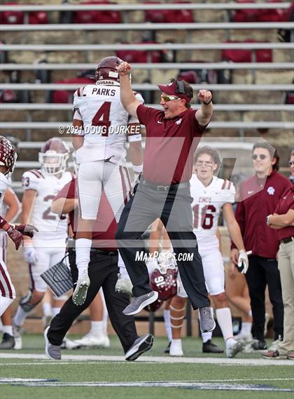 Thumbnail 2 in Cinco Ranch @ Memorial (UIL 6A D2 Area Playoff) photogallery.