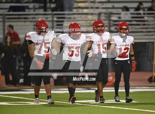Lawndale football rallies for win, clinches second place in the