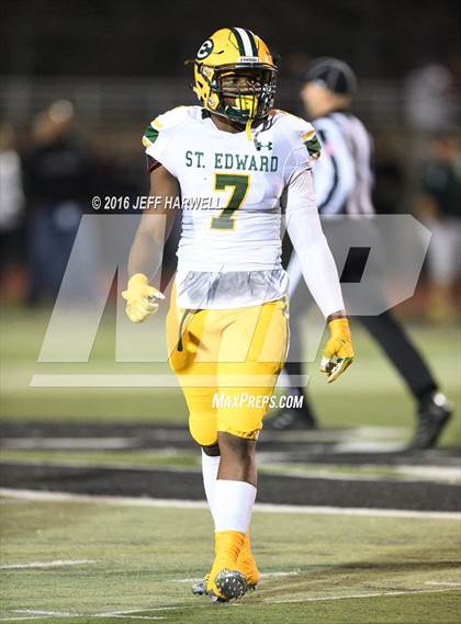 Thumbnail 1 in St. Edward vs. St. Ignatius (OHSAA Division I Region 1 Final) photogallery.