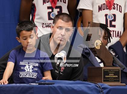 Thumbnail 3 in Centennial @ Modesto Christian (CIF State Open Division Final) photogallery.