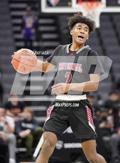 Thumbnail 1 in Centennial @ Modesto Christian (CIF State Open Division Final) photogallery.