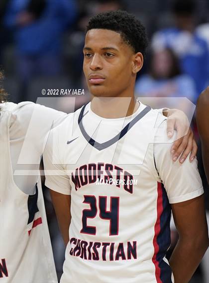 Thumbnail 1 in Centennial @ Modesto Christian (CIF State Open Division Final) photogallery.