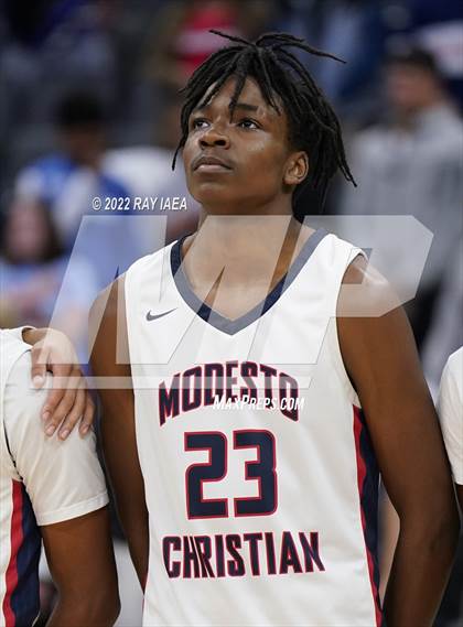 Thumbnail 1 in Centennial @ Modesto Christian (CIF State Open Division Final) photogallery.