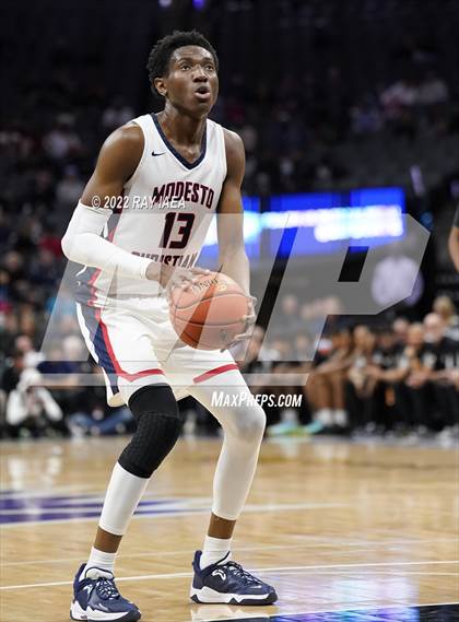 Thumbnail 2 in Centennial @ Modesto Christian (CIF State Open Division Final) photogallery.