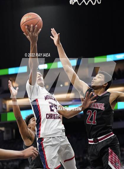 Thumbnail 3 in Centennial @ Modesto Christian (CIF State Open Division Final) photogallery.