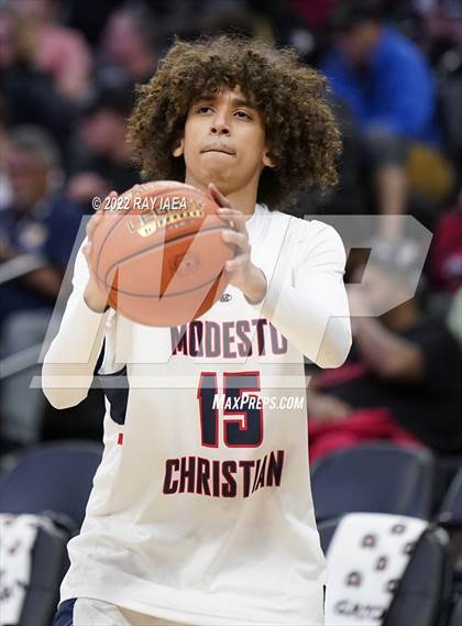 Thumbnail 1 in Centennial @ Modesto Christian (CIF State Open Division Final) photogallery.