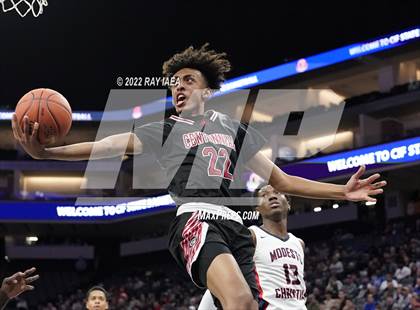 Thumbnail 2 in Centennial @ Modesto Christian (CIF State Open Division Final) photogallery.
