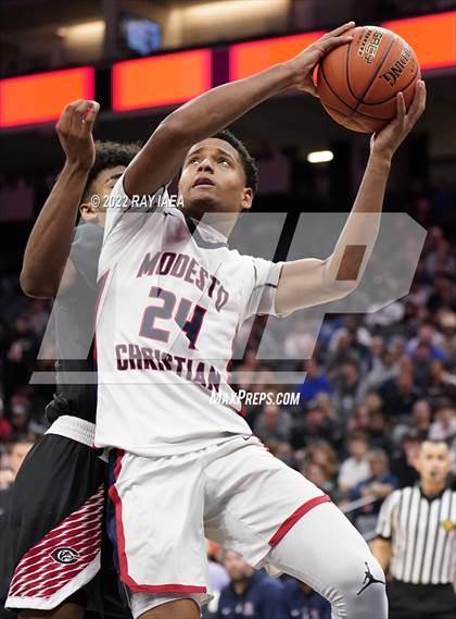 Thumbnail 1 in Centennial @ Modesto Christian (CIF State Open Division Final) photogallery.