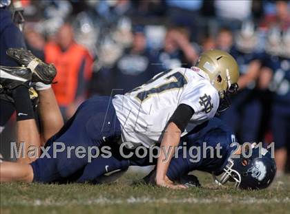 Thumbnail 3 in Notre Dame vs. Mater Dei (IHSA Class 4A Playoffs) photogallery.