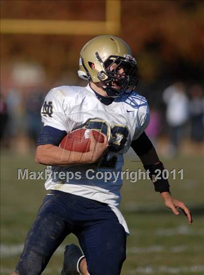 Thumbnail 1 in Notre Dame vs. Mater Dei (IHSA Class 4A Playoffs) photogallery.