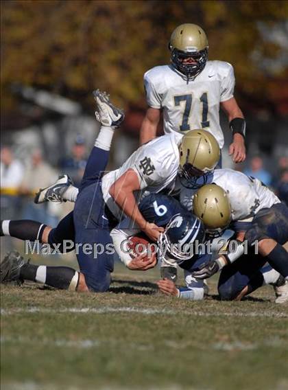 Thumbnail 3 in Notre Dame vs. Mater Dei (IHSA Class 4A Playoffs) photogallery.
