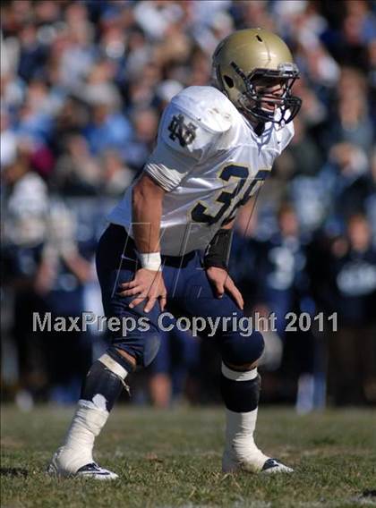 Thumbnail 3 in Notre Dame vs. Mater Dei (IHSA Class 4A Playoffs) photogallery.