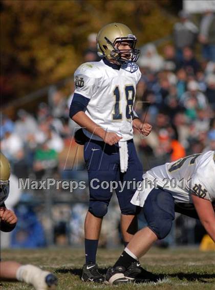 Thumbnail 2 in Notre Dame vs. Mater Dei (IHSA Class 4A Playoffs) photogallery.