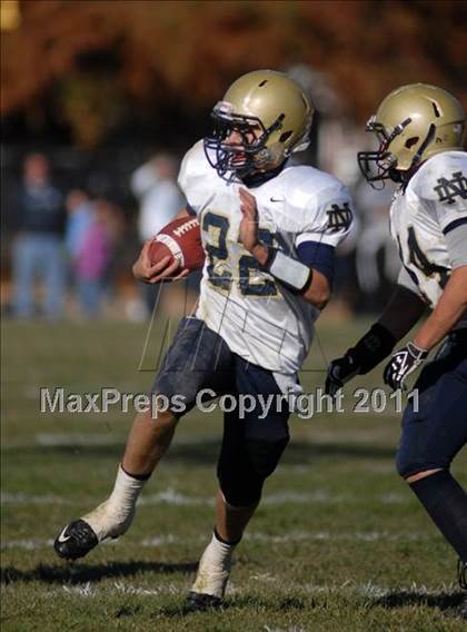 Thumbnail 3 in Notre Dame vs. Mater Dei (IHSA Class 4A Playoffs) photogallery.