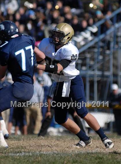 Thumbnail 1 in Notre Dame vs. Mater Dei (IHSA Class 4A Playoffs) photogallery.