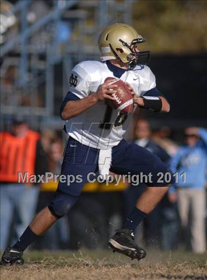 Thumbnail 3 in Notre Dame vs. Mater Dei (IHSA Class 4A Playoffs) photogallery.